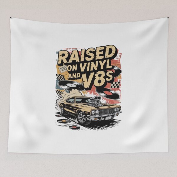 Item preview, Raised On Vinyl and V8s designed and sold by Naitsebas.