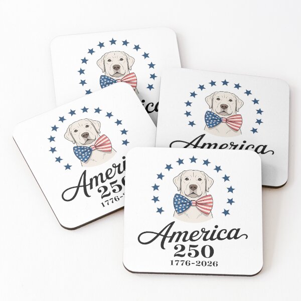 Item preview, Patriotic Labrador America 250th Anniversary USA designed and sold by TyraYoung.