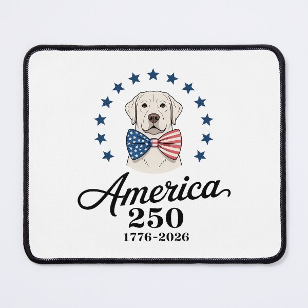 Item preview, Patriotic Labrador America 250th Anniversary USA designed and sold by TyraYoung.
