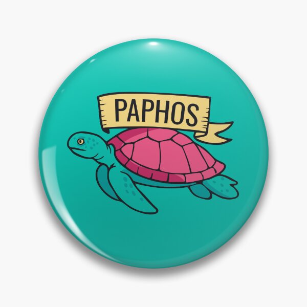 Item preview, Paphos Cyprus Sea Turtle Souvenir | Cute Pafos Cyprus Turtle | Mediterranean Holiday Gift designed and sold by Dream It Craft It ✔️.