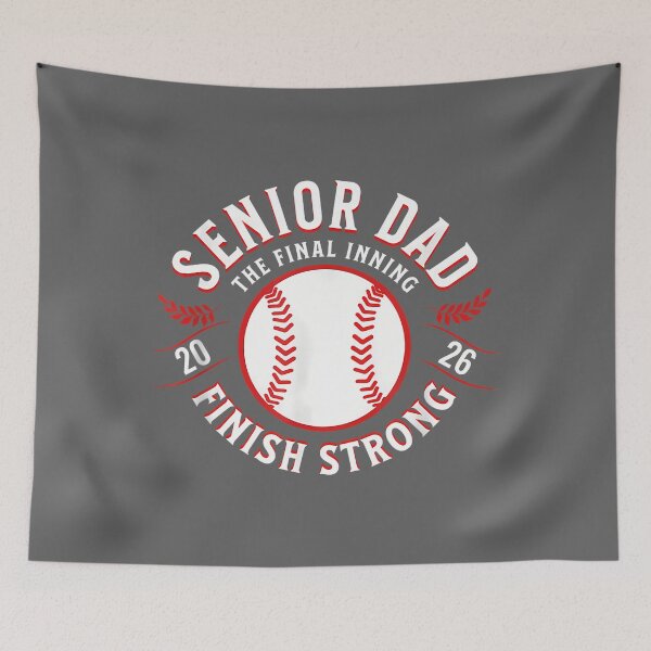 Item preview, Baseball Senior Dad 2026 The Final Inning Distressed designed and sold by KristineLi.