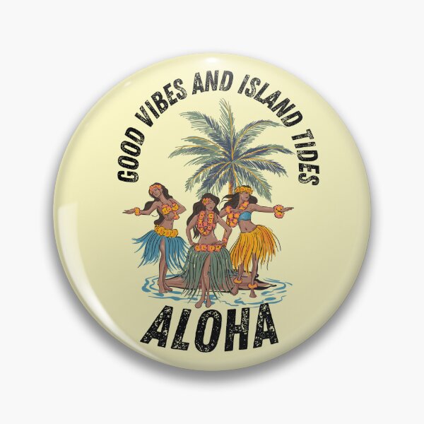 Item preview, Good Vibes and Island Tides Aloha Hula designed and sold by SilverSeaBKK.