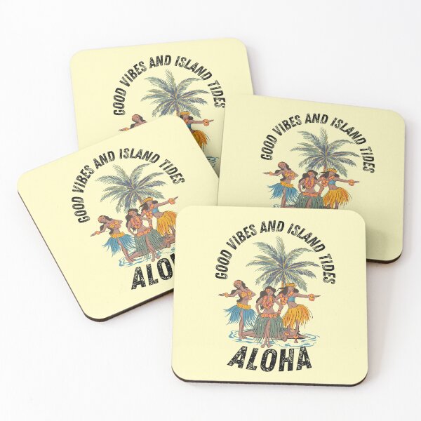 Item preview, Good Vibes and Island Tides Aloha Hula designed and sold by SilverSeaBKK.