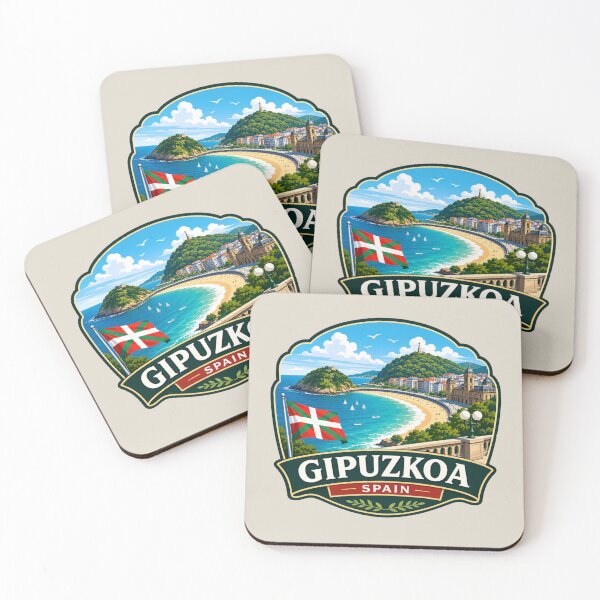 Item preview, Gipuzkoa, Spain - Coastal Bay designed and sold by Myra365Art.