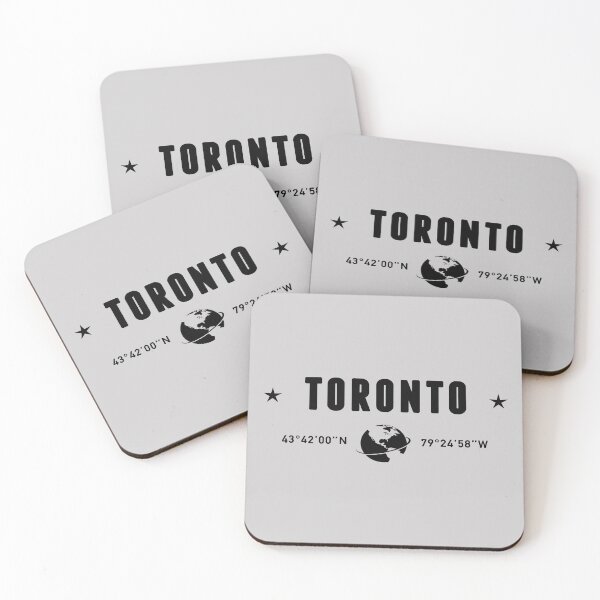 Item preview, Toronto Canada Coordinates Globe Typography designed and sold by capricedefille.