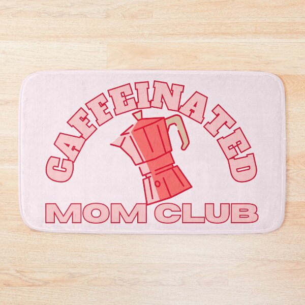 Item preview, Caffeinated Mom Club Retro Moka Pot Coffee Design designed and sold by SilverSeaBKK.