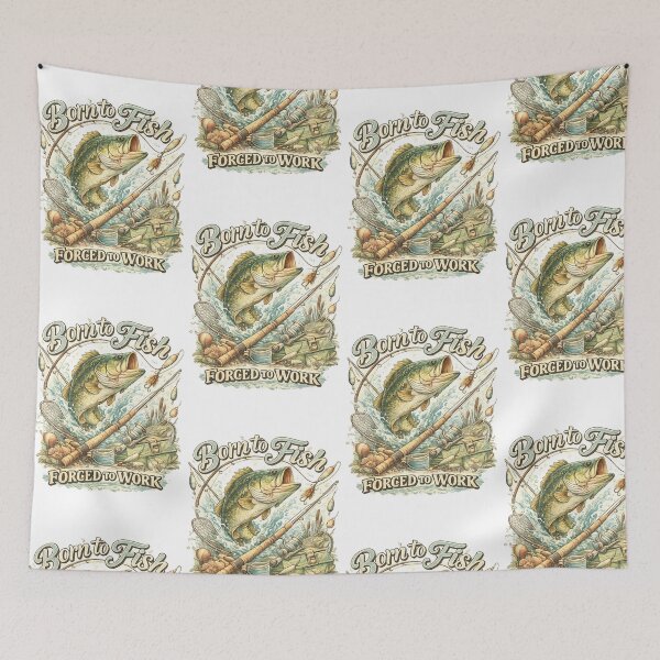 Item preview, Born To Fish designed and sold by Looplk.