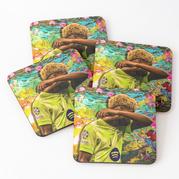 Item preview, lamine yamal barcelona football designed and sold by lovely distractions .