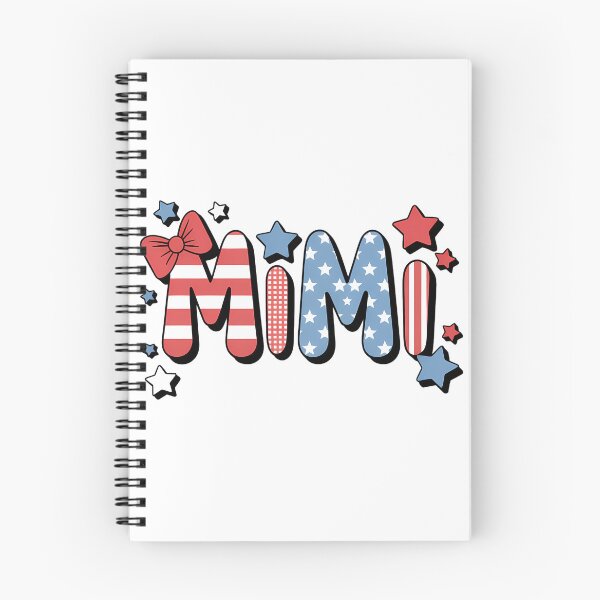 Item preview, Patriotic Mimi Cute Red White Blue American Flag 4th Of July designed and sold by TyraYoung.