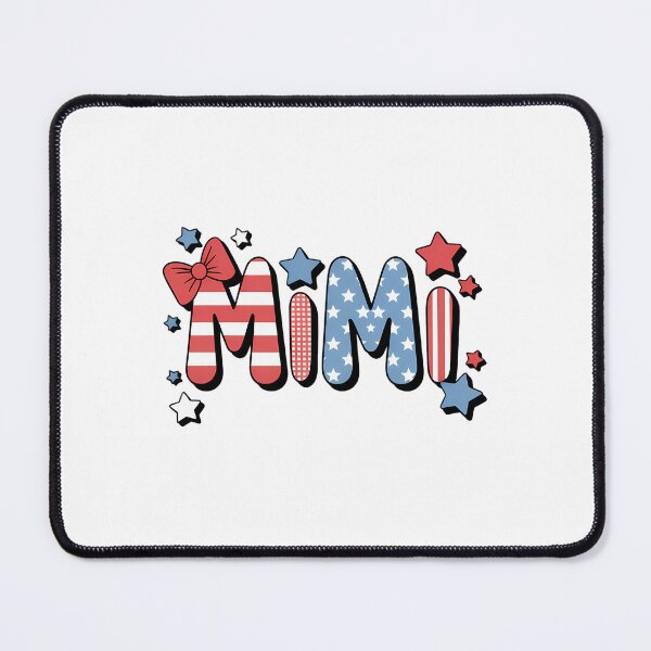 Item preview, Patriotic Mimi Cute Red White Blue American Flag 4th Of July designed and sold by TyraYoung.
