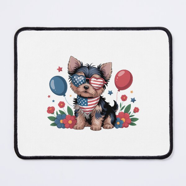 Item preview, Patriotic Miniature Schnauzer American Flag 4th of July USA designed and sold by TyraYoung.