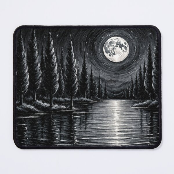 Item preview, The Light Within – Emotional Moonlit Landscape Art designed and sold by jo-e-basta.