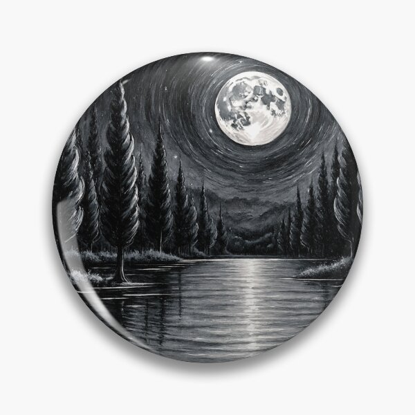 Item preview, The Light Within – Emotional Moonlit Landscape Art designed and sold by jo-e-basta.