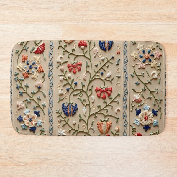 Item preview, Uzbekistan Suzani Nim Embroidery  designed and sold by Vicky Brago-Mitchell®.