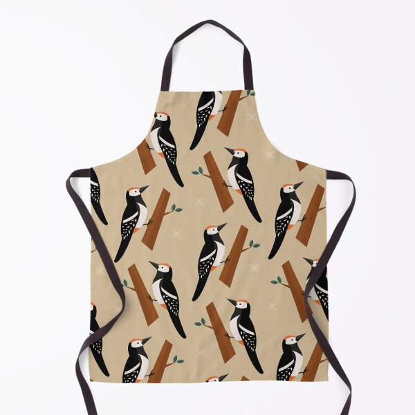 Item preview, Woodpeckers on brown designed and sold by reneesillus.