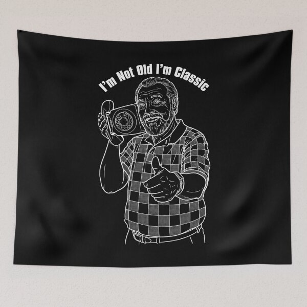 Item preview, I'm Not Old I'm Classic Funny Retro Phone Man Birthday designed and sold by GrandeDuc.