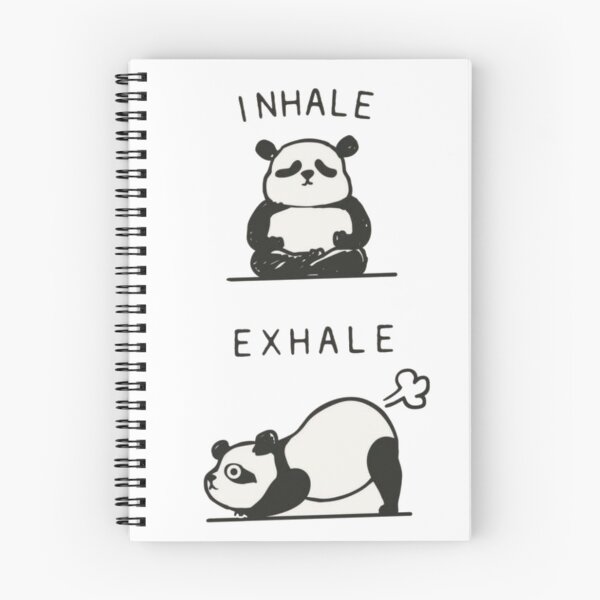 Item preview, Inhale Exhale Funny Panda Minimal Design designed and sold by The craft.