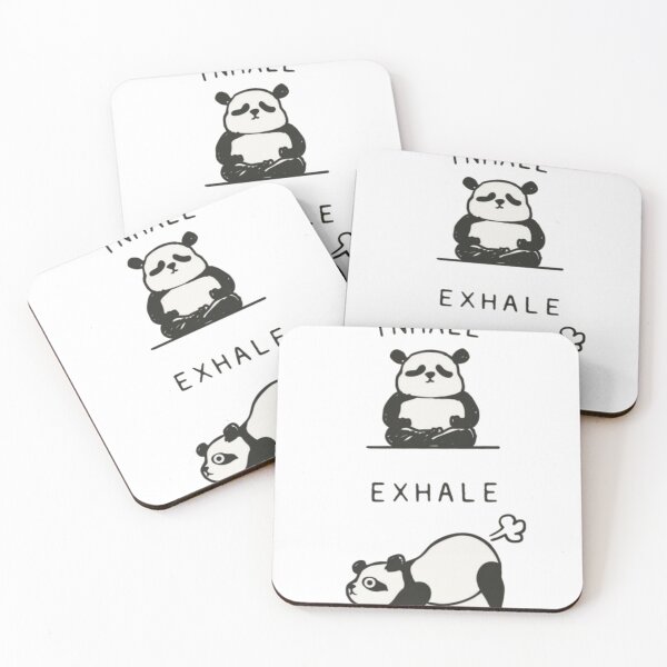 Item preview, Inhale Exhale Funny Panda Minimal Design designed and sold by The craft.
