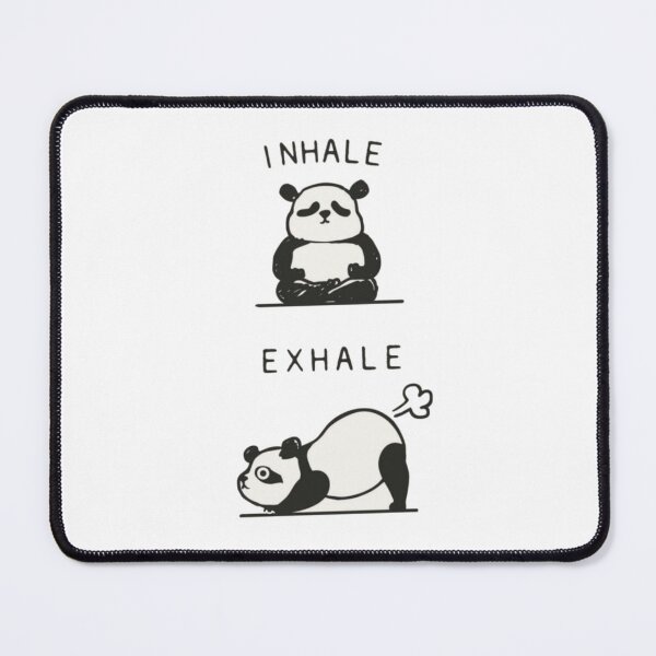 Item preview, Inhale Exhale Funny Panda Minimal Design designed and sold by The craft.