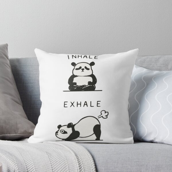 Item preview, Inhale Exhale Funny Panda Minimal Design designed and sold by The craft.