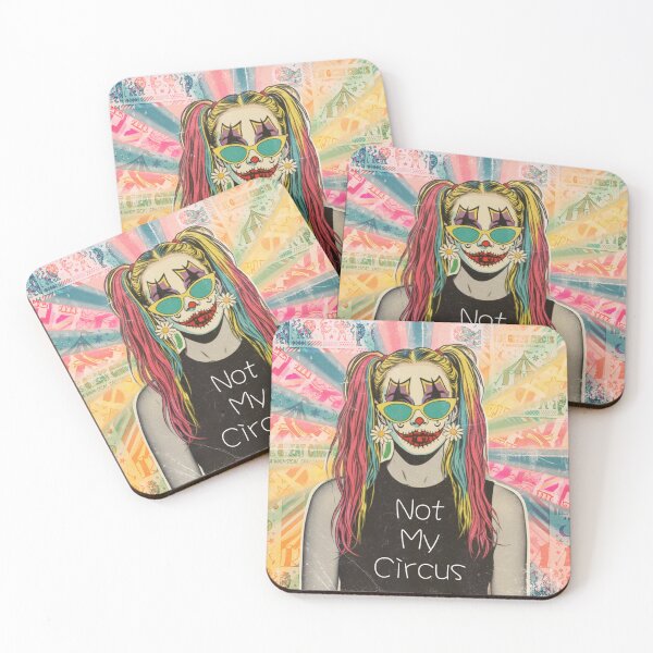 Item preview, Not My Circus Clown Girl designed and sold by bewitchedcuties.