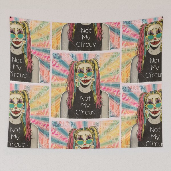 Item preview, Not My Circus Clown Girl designed and sold by bewitchedcuties.
