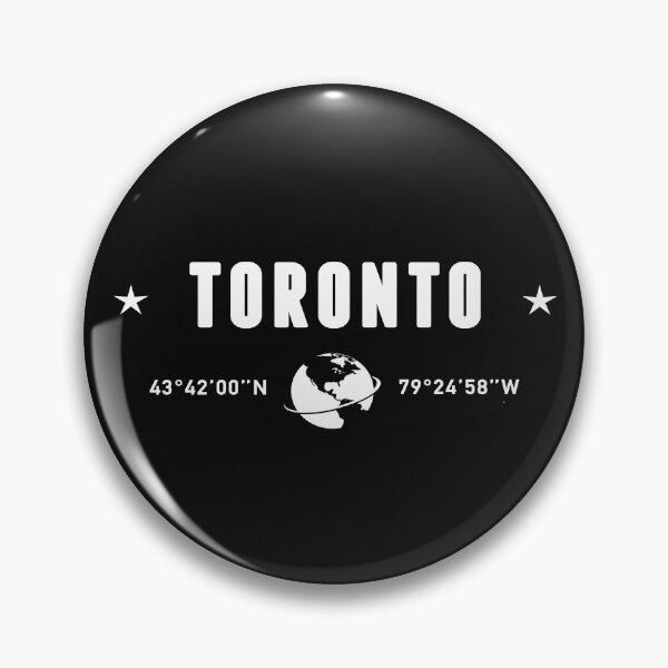 Item preview, Toronto Canada Coordinates Globe Typography White designed and sold by capricedefille.