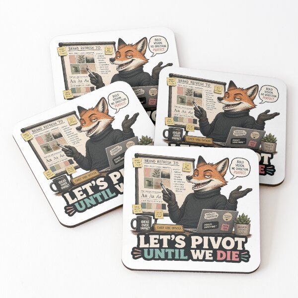 Item preview, Startup Fox Anti Corporate Pivot Coworker Office Gift designed and sold by Gentlestate.