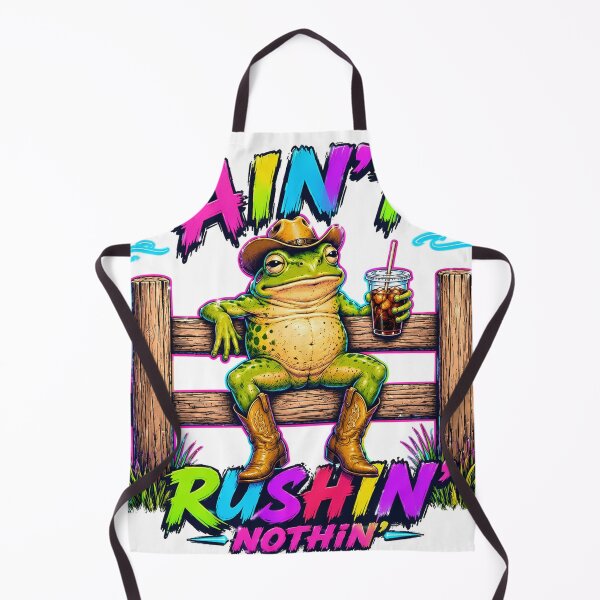 Item preview, Ain't Rushin' Nothin' Frog Humor designed and sold by HaGuu.