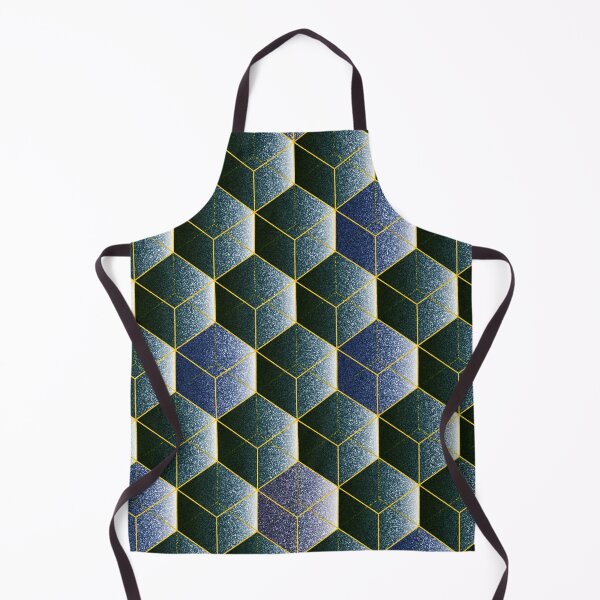 Item preview, Cyber Glass - 3D Transparent Cubes & Abstract Blue Geometry designed and sold by K Design Store.