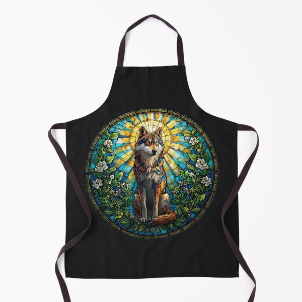 Item preview, Stained Glass Wolf Spirit designed and sold by KiraChie.