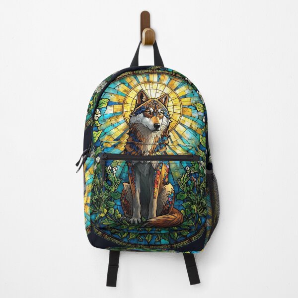 Item preview, Stained Glass Wolf Spirit designed and sold by KiraChie.