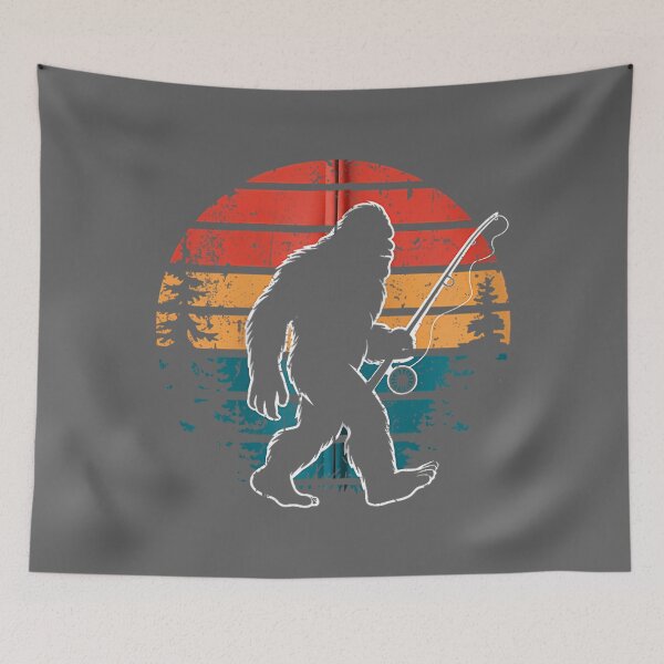 Item preview, Bassquatch Sasquatch Fisher Bass Fishing Fisherman Bigfoot designed and sold by KristineLi.