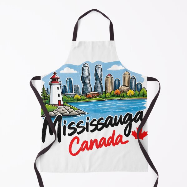 Item preview, Mississauga Ontario Canada Cute Watercolor Lakeshore designed and sold by HowToCanadian.
