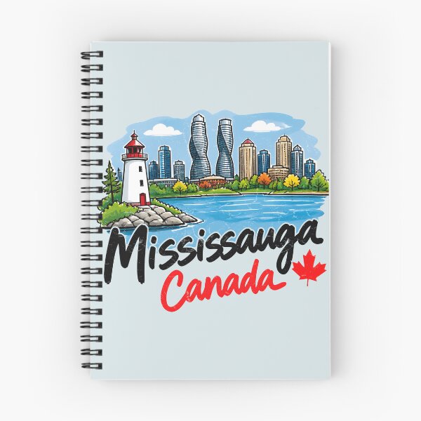 Item preview, Mississauga Ontario Canada Cute Watercolor Lakeshore  designed and sold by HowToCanadian.