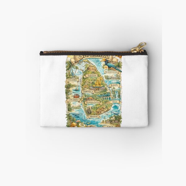 Item preview, Sri Lanka RETRO MAP designed and sold by Looplk.
