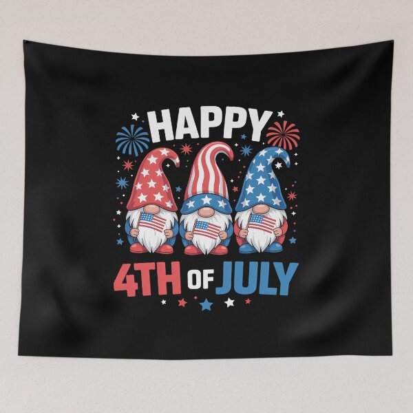 Item preview, Patriotic Gnomes Happy 4th Of July USA designed and sold by TyraYoung.