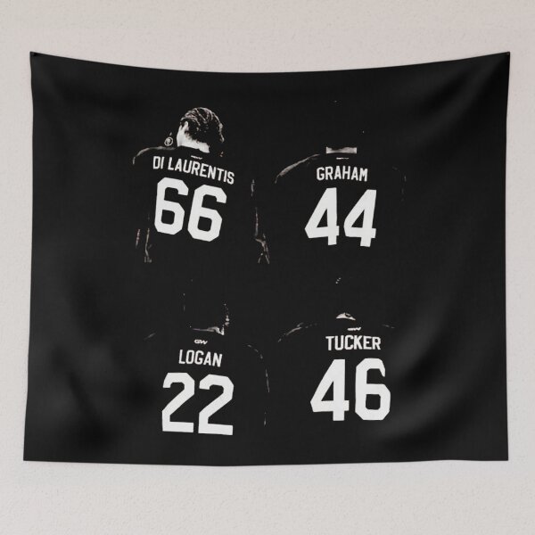 Item preview, Off Campus Hockey, Graham, Logan, Tucker, DI Laurentis, Briar University Hockey designed and sold by EychanchanArt.