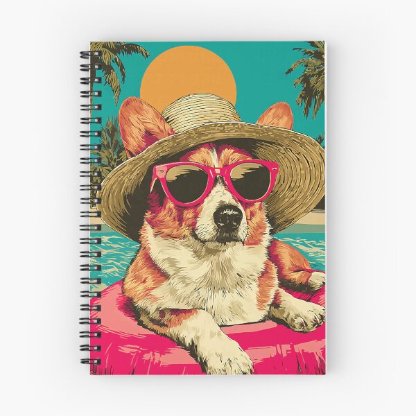 Item preview, Summer Corgi with Sunglasses Cute Dog Tropical Pool Party designed and sold by Littermin.