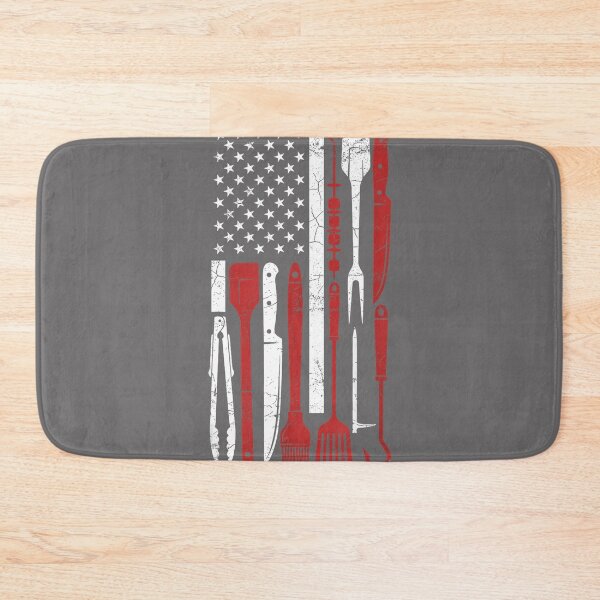 Item preview, BBQ American Flag Grilling Tools Barbecue Smoker Dad Grill designed and sold by KristineLi.
