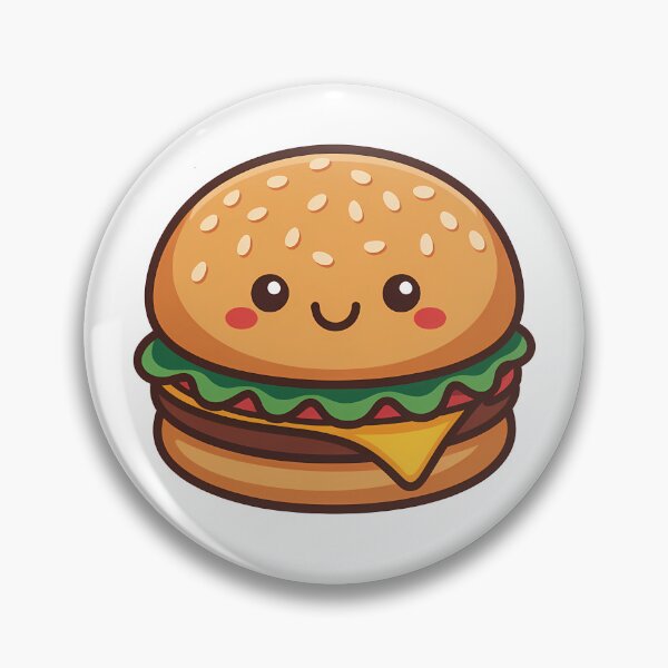 Artikelvorschau, Kawaii Burger entworfen und verkauft von KD Merch.