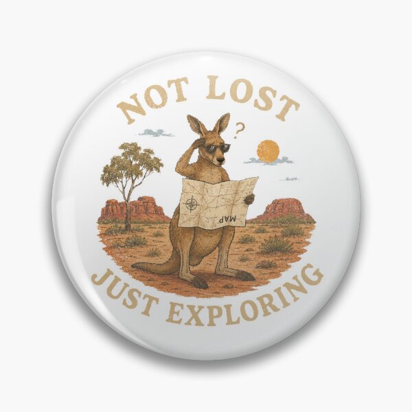 Item preview, Not Lost Just Exploring Kangaroo in Australia designed and sold by Yellowriversss.