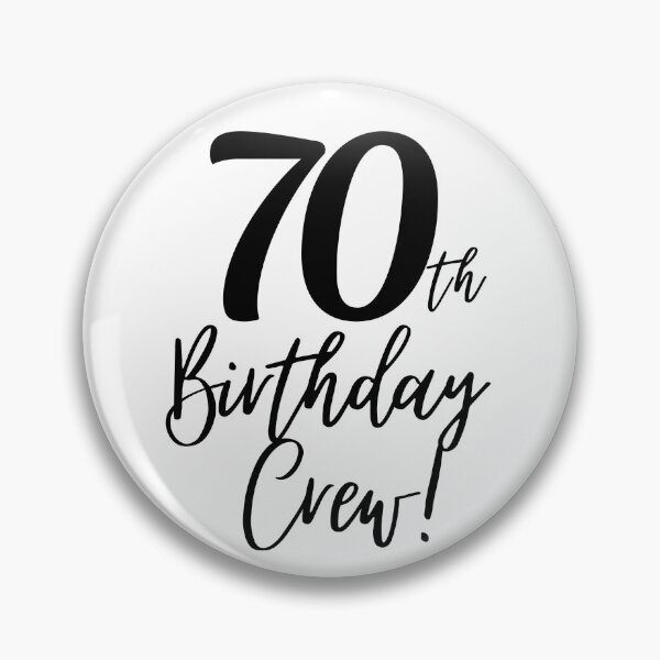 Item preview, 70th Birthday Crew | 70 Years Squad designed and sold by highflycrafts.