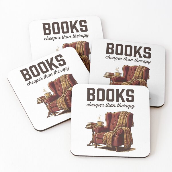 Item preview, Books Cheaper Than Therapy Cozy Reading Chair designed and sold by Ar0undTheW0rld.