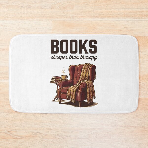 Item preview, Books Cheaper Than Therapy Cozy Reading Chair designed and sold by Ar0undTheW0rld.