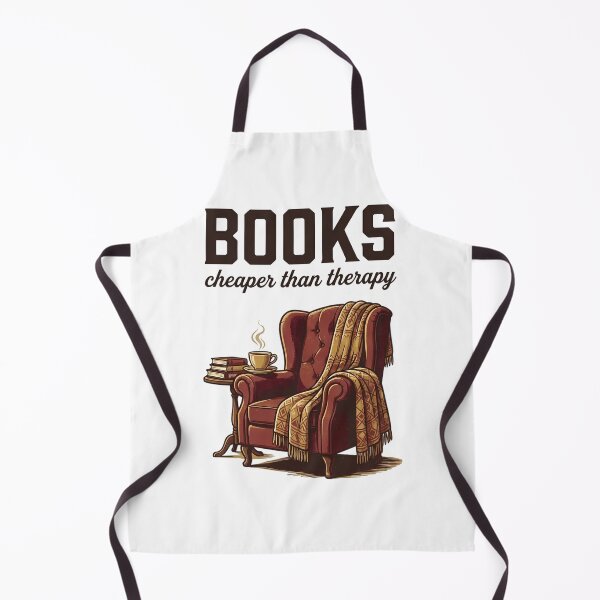 Item preview, Books Cheaper Than Therapy Cozy Reading Chair designed and sold by Ar0undTheW0rld.