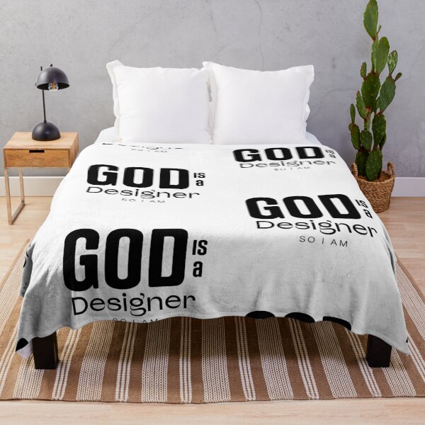 Item preview, God Is A Designer So I Am – Christian Faith Typography T-Shirt Design designed and sold by CrossCrafted.