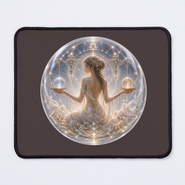 Item preview, Libra Celestial Goddess in Glass Orb - Balanced Harmony Fantasy designed and sold by yoko-cd-lab.