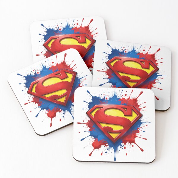 Item preview, Superman Shield Paint Splatter - Colorful Pop Art Graphic designed and sold by GomuStyles.