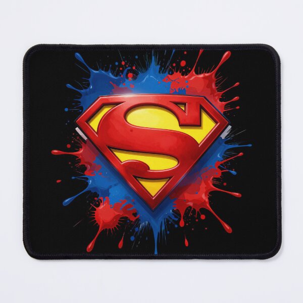 Item preview, Superman Shield Paint Splatter - Colorful Pop Art Graphic designed and sold by GomuStyles.